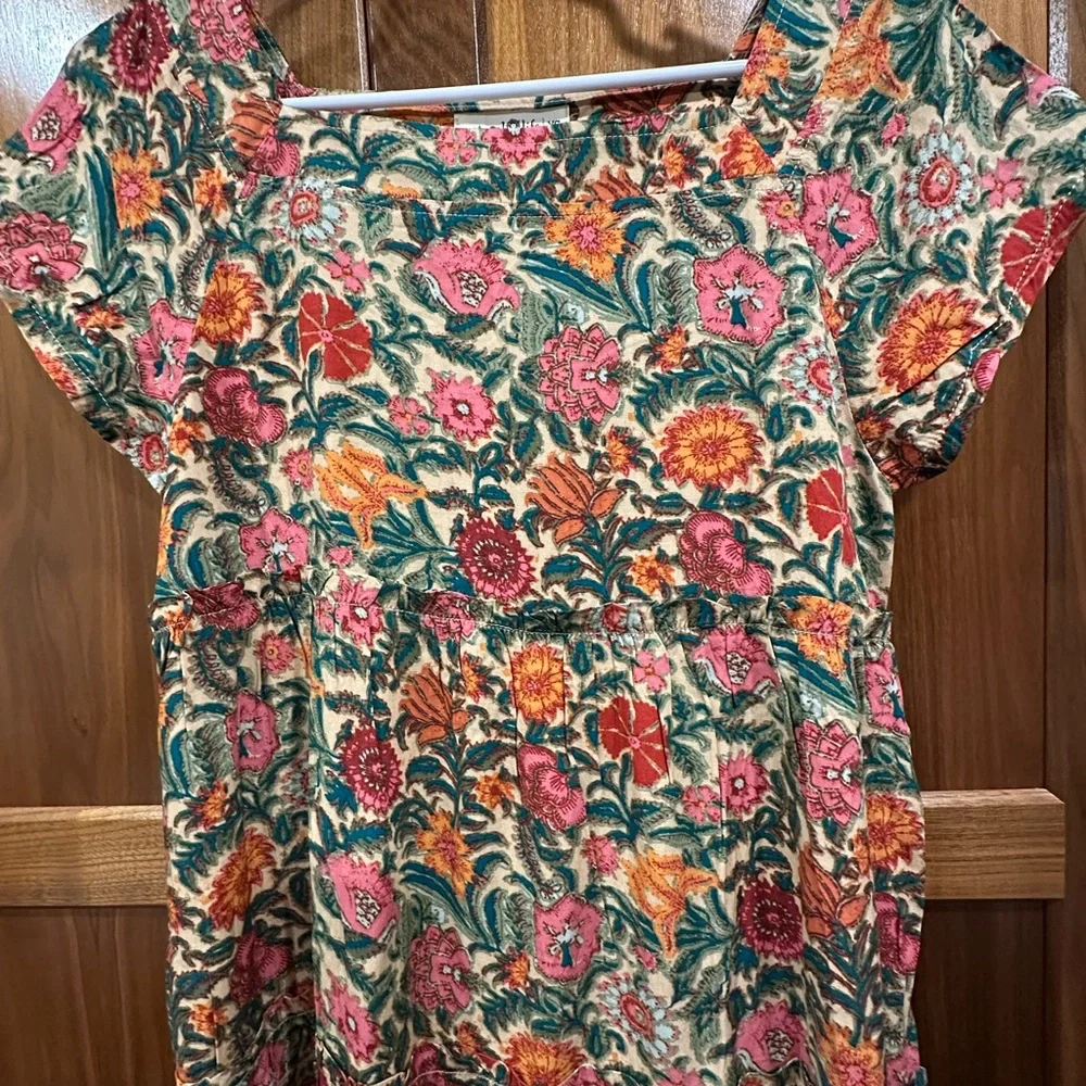 NATURAL LIFE Colorful Floral Maxi Dress - Picture 3 of 5
